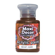 Ακρυλικό Χρώμα 60ml Maxi Decor Καφέ ΜΑ027_MA027060